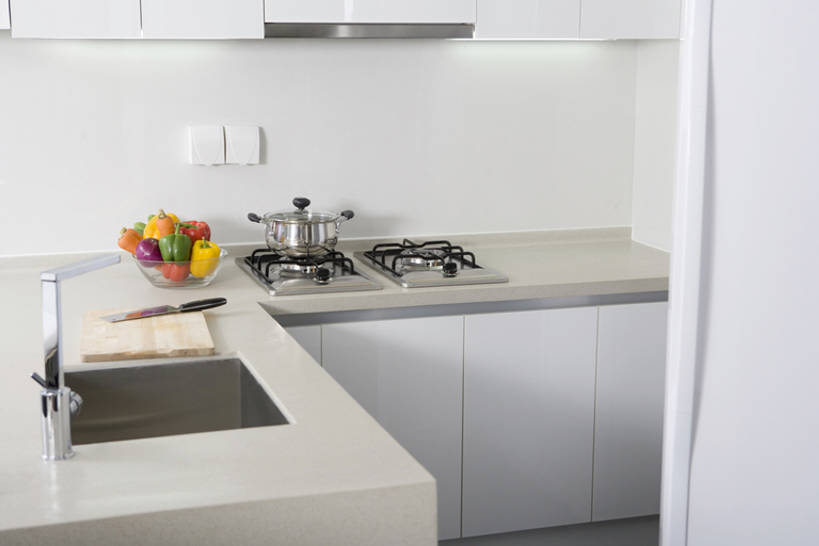 无人,横图,室内,留白,厨房,蔬菜,静物,亚洲,一排,整齐,瓷器,灶台,干净,排列,有机食品,队列,清新,燃气灶,简洁,东亚,北京市,彩图,灶间,商用厨房,bj175