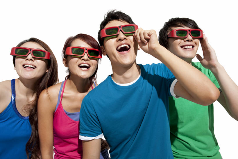 东方人,四个人,笑,横图,白色背景,正面,快乐,友谊,电影院,中国,亚洲,行人,游客,游人,路人,旅客,享乐,愉悦,东亚,3D眼镜,过客,年轻男性,年轻女性,亚洲人,中国人,年轻人,休闲活动,半身,彩图,影棚拍摄,愉快,bj175