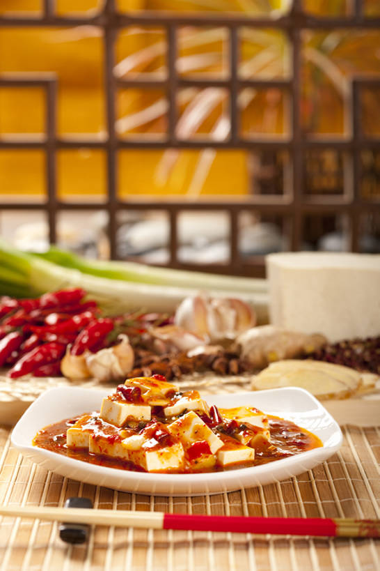 豆腐,无人,竖图,筷子,辣椒,静物,中国,亚洲,调味,香料,佐料,美味,食品,传统,麻婆豆腐,饮食,盘子,茴香,摄影,八角,八角茴香,大茴香,膳食,中国文化,东亚,主菜,八月珠,舶茴香,大料,作料,四川菜,彩图,传统文化,麻椒,成分,bj175