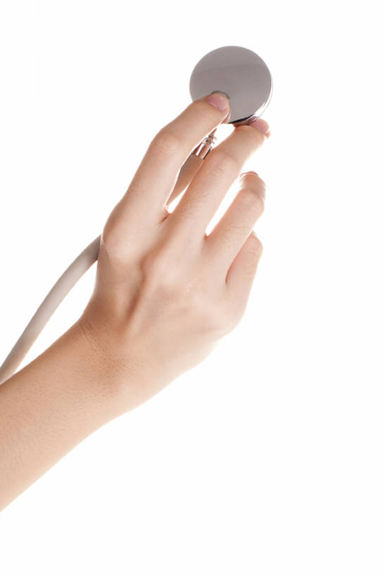 手,一个人,医生,竖图,特写,白色背景,听,拿着,听诊器,医护人员,医疗人员,摄影,影棚,医疗,摄影棚,女人,女性,大夫,彩图,影棚拍摄,拍摄,bj175