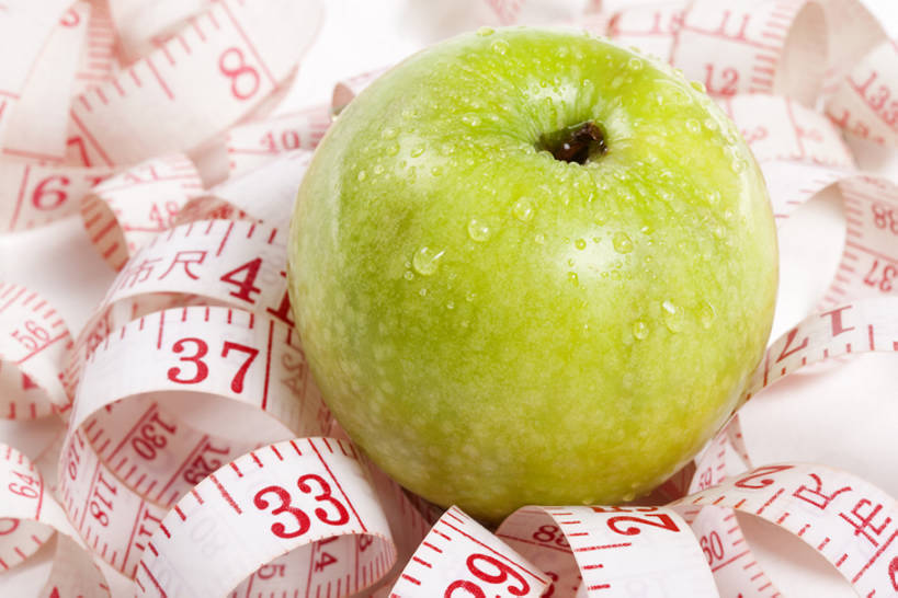 无人,横图,苹果,静物,北京,中国,亚洲,湿,水滴,卷尺,青苹果,概念,健康,诱惑,摄影,有机食品,测量工具,控制,清新,瘦身,东亚,健康食物,纯净,彩图,全画面,全框架,全帧,影棚拍摄,全画幅,bj175
