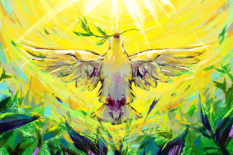 无人,横图,插画,绘画,自由,胜利,数码,科技,太阳,鸽子,鸟,羽毛,日光,阴影,艺术,鲜艳,网络,斑鸠,翅膀,符号,高光,几何,计算机图形,合成,图画,飞,画,树,黄色,绿色,自然,动物,概念,橄榄枝,宗教,颜料,宁静,明亮,美术,电脑合成图,数码合成图,优美,合成图,叼着,信鸽,漫画,代表,写实,具体,具象,画画,爱,全画幅,插图,bj175