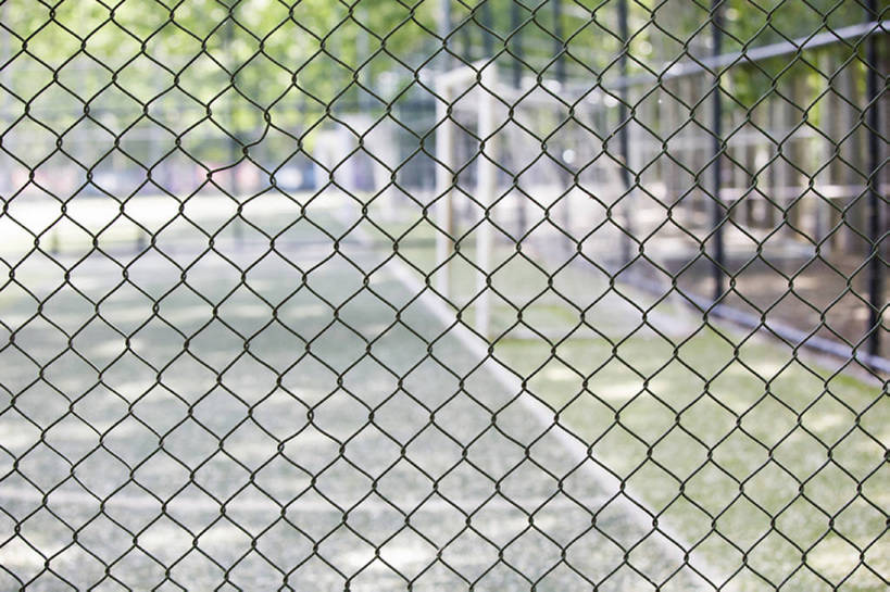 无人,足球场,运动场,横图,室外,白天,北京,中国,亚洲,钢铁,栅栏,铁丝网,体育场,摄影,户外活动,东亚,彩图,bj175