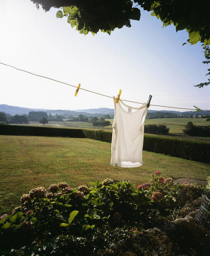 室外,白天,美景,法国,欧洲,吊挂,悬挂,景观,挂,T恤,洗衣服,自然,绳子,夏天,景色,自然风光,利穆赞,彩图,bj175