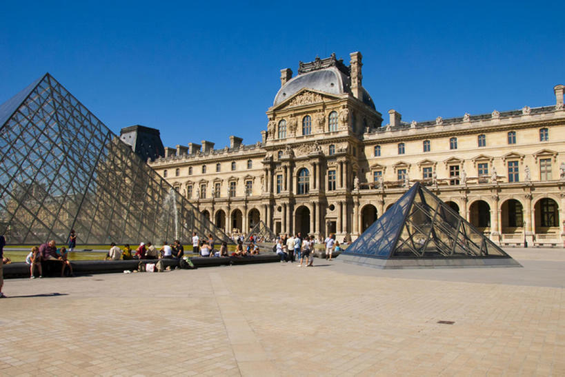 无人,博物馆,横图,室外,白天,旅游,度假,法国,巴黎,欧洲,卢浮宫,娱乐,风景,地标建筑,享受,休闲,金字塔,放松,摄影,建造,彩图,旅行,bj175