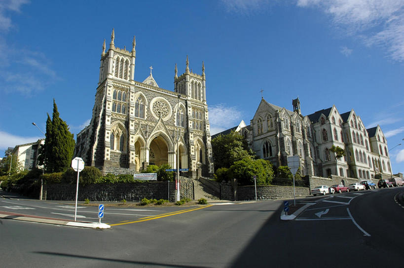 无人,教堂,横图,室外,白天,旅游,度假,名胜古迹,标志建筑,地标,建筑,路,加拿大,新西兰,遗迹,宏伟,古迹,文物,娱乐,建设,古建筑,蓝色,风景,天空,地标建筑,享受,休闲,旅游胜地,放松,美女,摄影,建造,北美,北美洲,美洲,大洋洲,古文明,北亚美利加洲,亚美利加洲,魁北克省,蒙特利尔,蒙特利尔市,蒙特娄,圣人之城,达尼丁,皇家山,圣约瑟教堂,彩图,旅行,大教堂,古壁省,魁省,圣约瑟夫大教堂,bj175