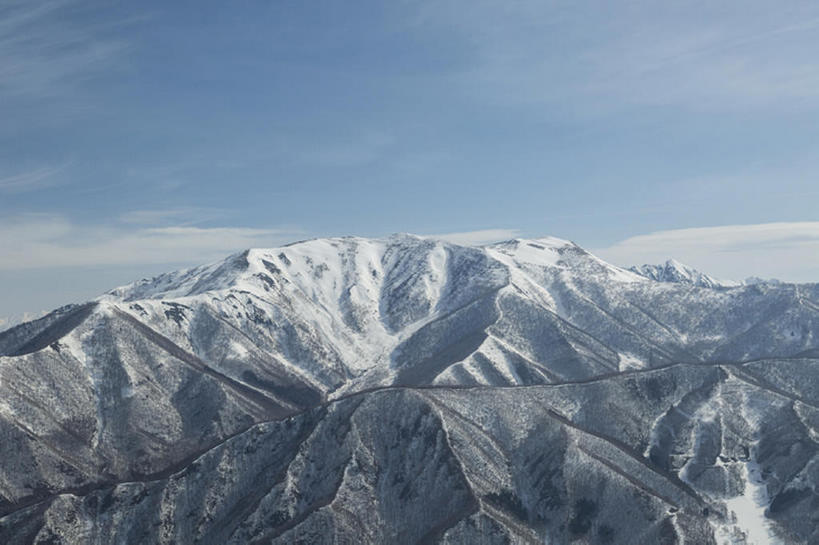 横图,室外,白天,山,雪,日本,亚洲,冬天,风景,天空,东亚,本州,本州岛,日本国,中部地方,新潟,新潟县,bj175