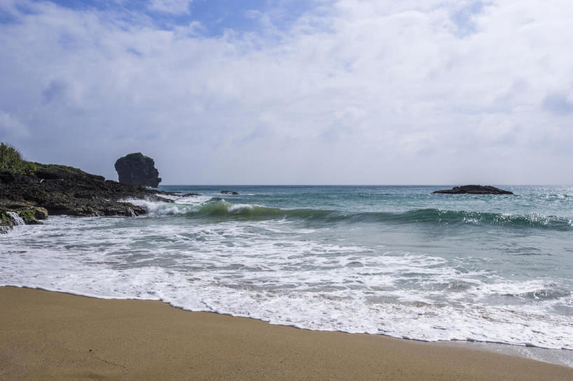 横图,室外,白天,海洋,台湾,亚洲,水平线,风景,天空,垦丁国家公园,海滩,bj175