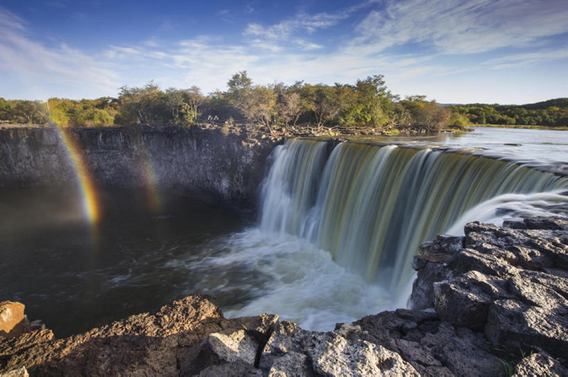 横图,室外,白天,彩虹,瀑布,中国,风景,天空,自然,东亚,黑龙江省,吊水楼瀑布,bj175