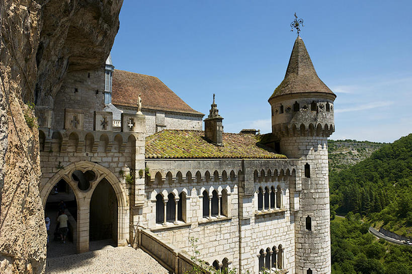 横图,室外,白天,法国,欧洲,悬崖,塔,建造,基督教,bj175