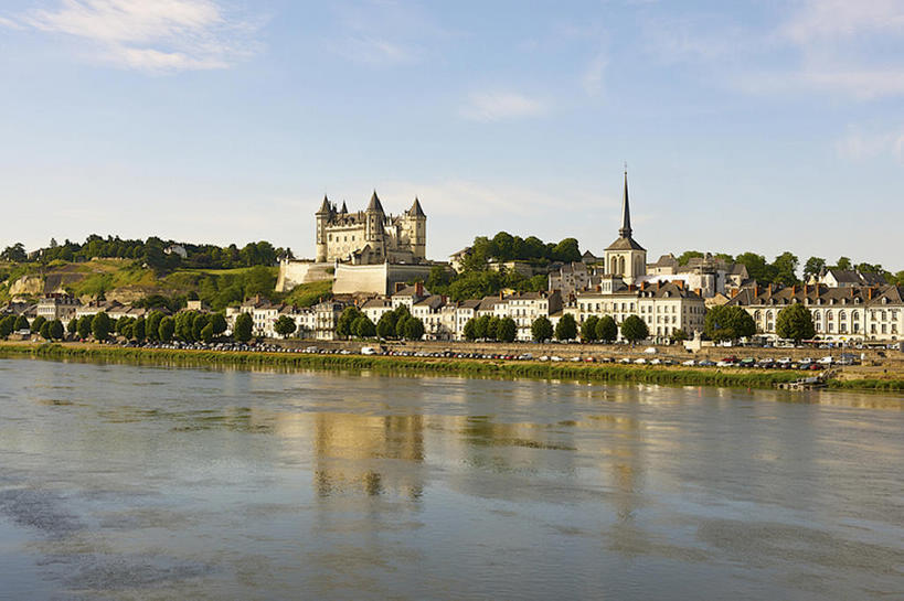 横图,室外,白天,河流,法国,欧洲,城堡,地形,风景,天空,建造,索米尔,bj175