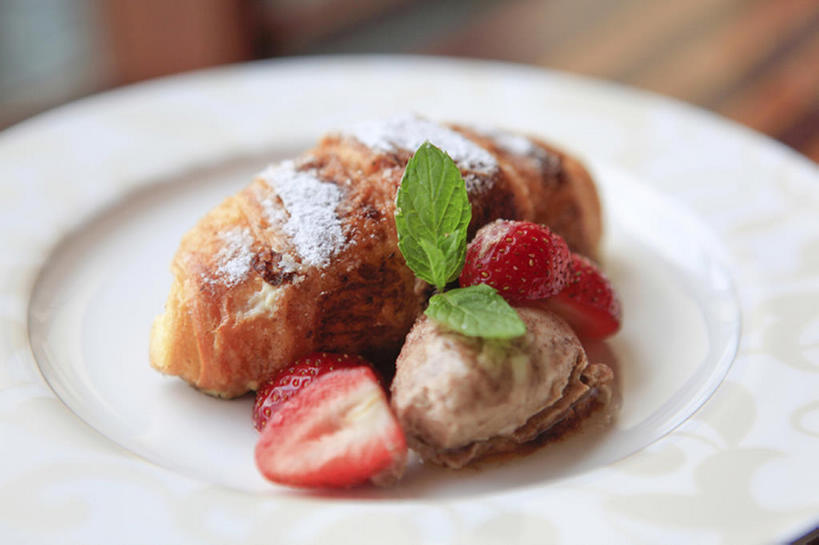 点心,无人,横图,草莓,食品,甜点,甜品,食物,糕点,盘子,甜食,冰淇淋,丹麦酥皮饼,bj175