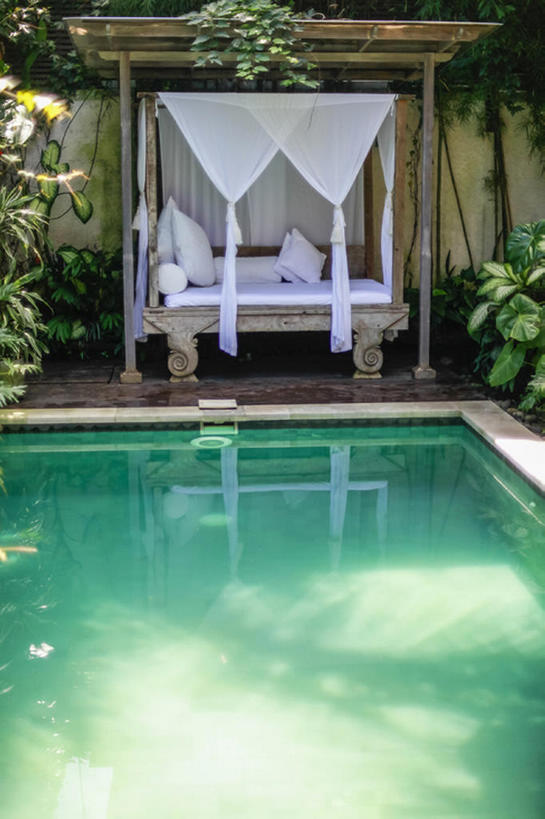 无人,竖图,白天,床,酒店,印度尼西亚,亚洲,球袋,旅游胜地,热带气候,巴厘,bj175