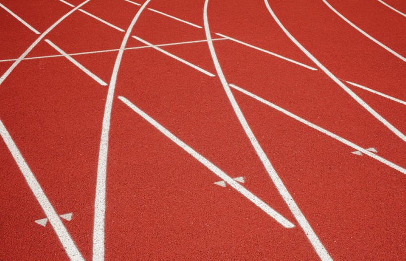 无人,操场,横图,锻炼,快乐,比赛,运动,竞争,华盛顿,美国,弯曲,跑道,娱乐,红色,白色,休闲,摄影,体育运动,终点线,西雅图,体育,彩图,健身,bj175