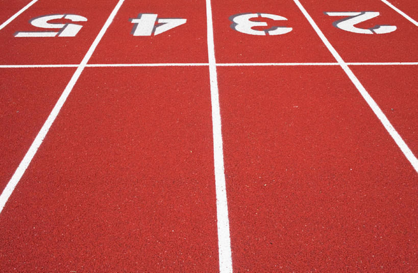 无人,操场,起跑线,横图,锻炼,快乐,比赛,运动,竞争,华盛顿,美国,直线,跑道,娱乐,红色,白色,休闲,摄影,体育运动,终点线,西雅图,体育,彩图,健身,bj175