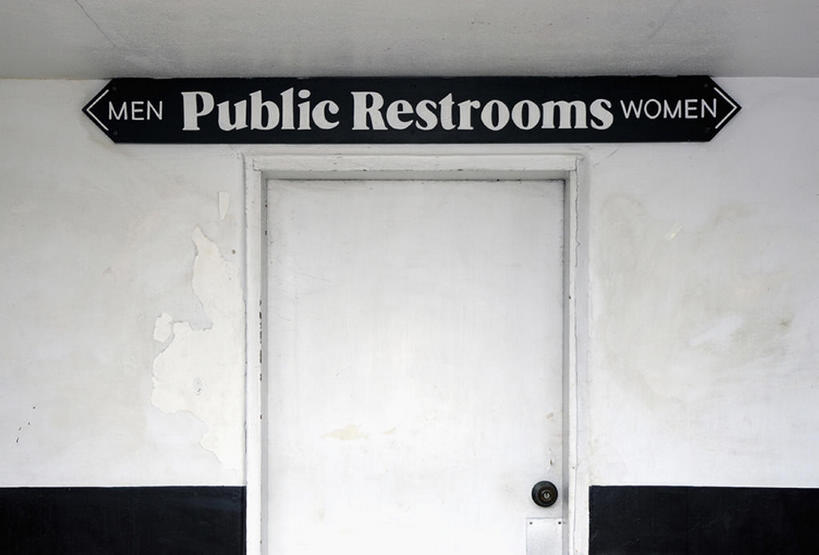 无人,横图,室内,留白,安全,门,浴室,建筑,美国,关闭,标志,符号,指挥,方向,白色,手势,摄影,建造,封闭,公共厕所,佛罗里达,圣奥古斯丁,男人,女人,厕所,彩图,打手势,bj175