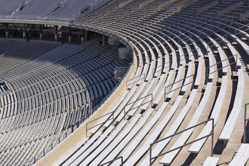 无人,体育馆,栏杆,运动场,横图,室外,白天,美国,看台,体育场,台阶,座位,摄影,建造,德克萨斯,达拉斯市,运动馆,会堂,彩图,建筑结构,bj175