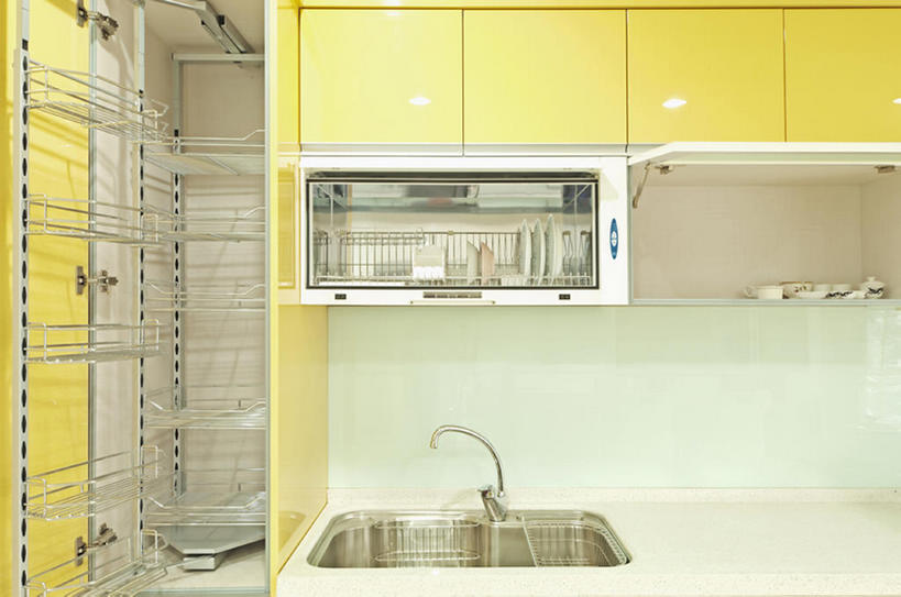 无人,家,横图,室内,厨房,台湾,亚洲,一排,整齐,水龙头,灶台,干净,现代,排列,摄影,照亮,风格,队列,房地产,设计,彩图,厨房水槽,bj175