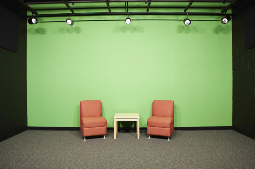 无人,横图,室内,商务,桌子,椅子,美国,准备,墙,灯,绿色,摄影,工作室,佛罗里达,电影制片厂,彩图,传媒,建筑结构,bj175