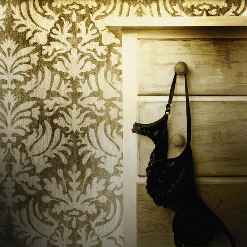 无人,方图,室内,壁纸,家具,卧室,酒店,加拿大,吊挂,悬挂,内衣,墙,壁橱,梳妆台,古典,挂,衣服,黑色,胸罩,摄影,北美,古典风格,安大略湖,彩图,bj175