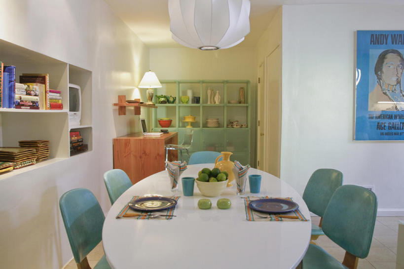 无人,家,横图,室内,复古,别墅,餐桌,家具,桌子,建筑,椅子,美国,竹制,饭厅,干净,装饰物,摄影,建造,北美,竹制品,加利福尼亚,寿司帘,寿司席,寿司竹,寿司竹卷,寿司竹席,彩图,当代,bj175