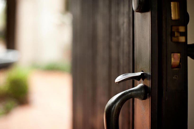 无人,横图,室内,特写,门,木制,门口,把手,打开,摄影,开启,彩图,bj175